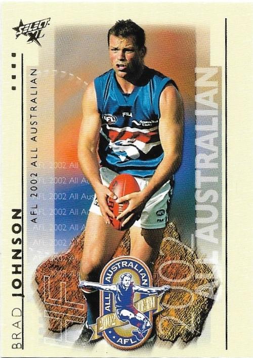 2003 Select XL All Australian (AA10) Brad Johnson Western Bulldogs