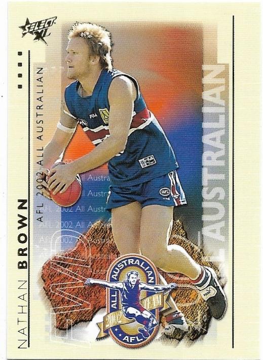 2003 Select XL All Australian (AA15) Nathan Brown Western Bulldogs