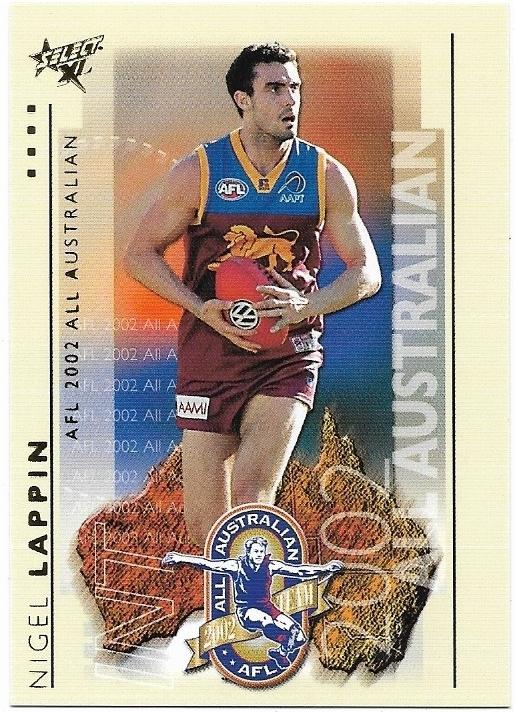 2003 Select XL All Australian (AA20) Nigel Lappin Brisbane