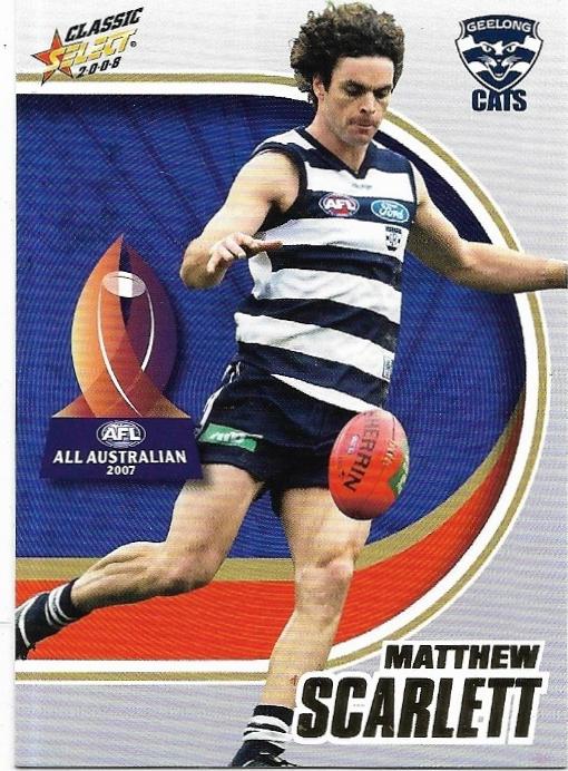 2008 Select Classic All Australian (164) Matthew Scarlett Geelong