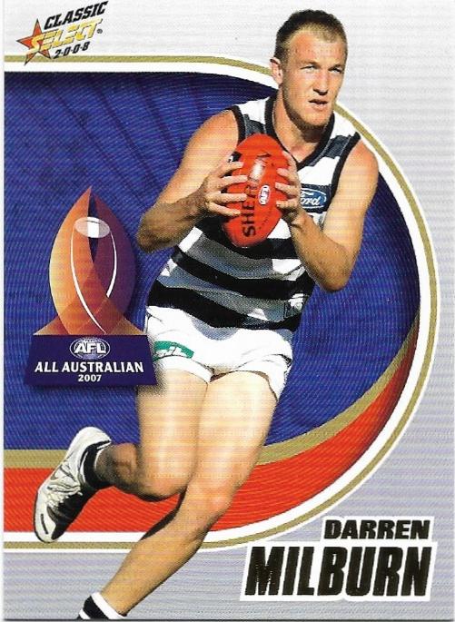 2008 Select Classic All Australian (166) Darren Milburn Geelong