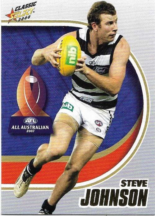 2008 Select Classic All Australian (173) Steve Johnson Geelong