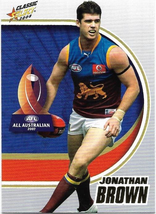 2008 Select Classic All Australian (174) Jonathan Brown Brisbane