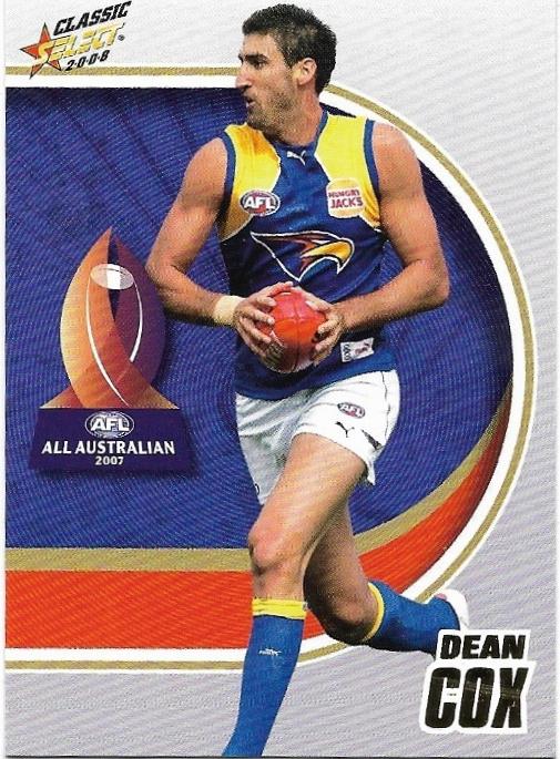 2008 Select Classic All Australian (179) Dean Cox West Coast