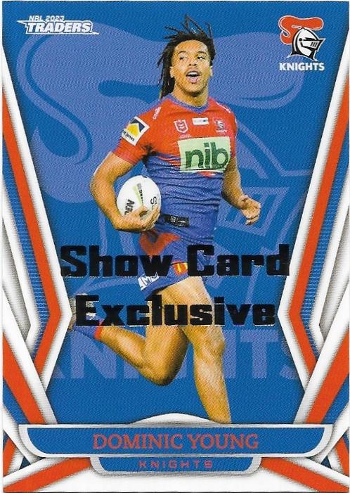 2023 Nrl Traders Show Card Exclusive Dominic Young Knights