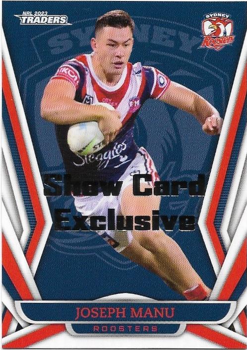 2023 Nrl Traders Show Card Exclusive Joseph Manu Roosters