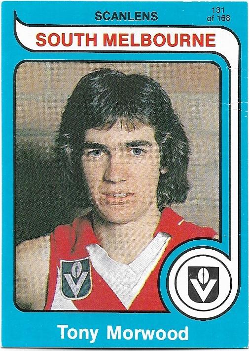 1980 Scanlens (131) Tony Morwood South Melbourne