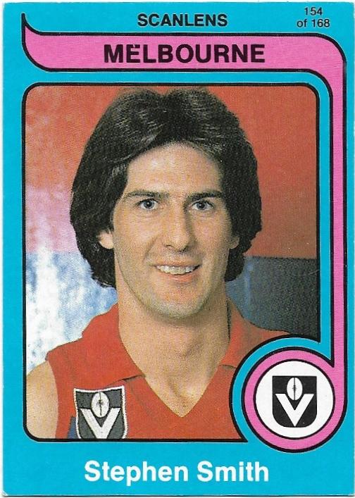 1980 Scanlens (154) Stephen Smith Melbourne