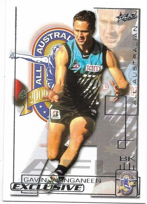2002 Select Exclusive All Australian (AA1) Gavin Wanganeen Port Adelaide