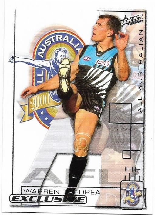 2002 Select Exclusive All Australian (AA11) Warren Tredrea Port Adelaide