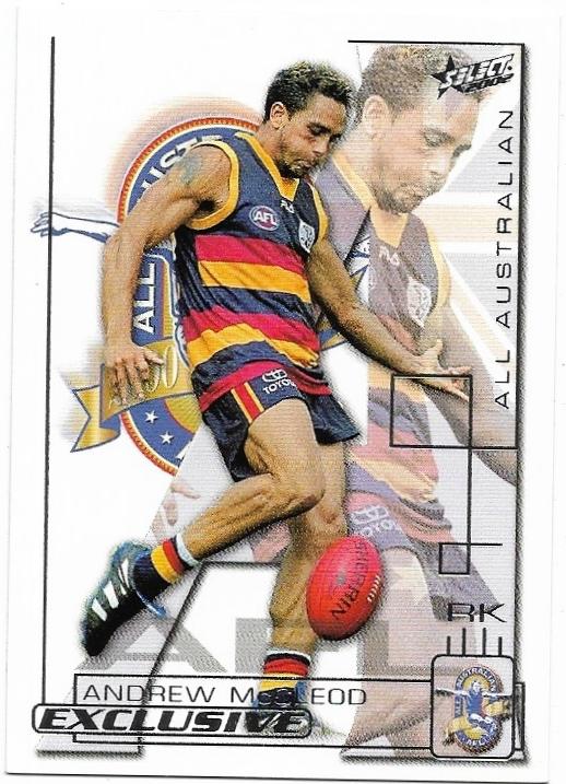 2002 Select Exclusive All Australian (AA18) Andrew McLeod Adelaide
