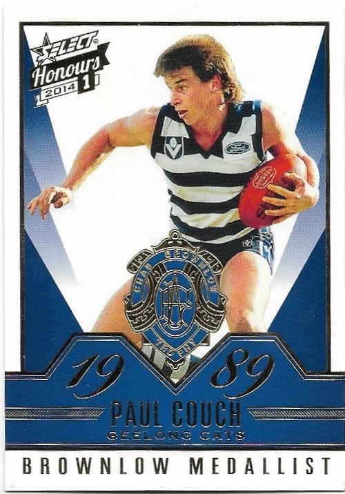 2014 Select Honours Brownlow Gallery (BG36) Paul Couch Geelong