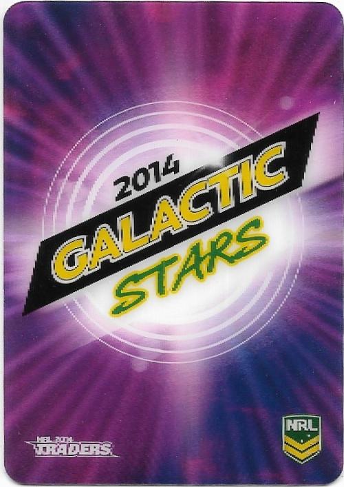 2014 Nrl Traders Galactic Stars 3D (AGS14) Header Card