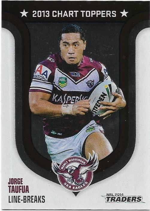 2014 Nrl Traders Season To Remember (SR2) Chart Toppers – Jorge Taufua Sea Eagles