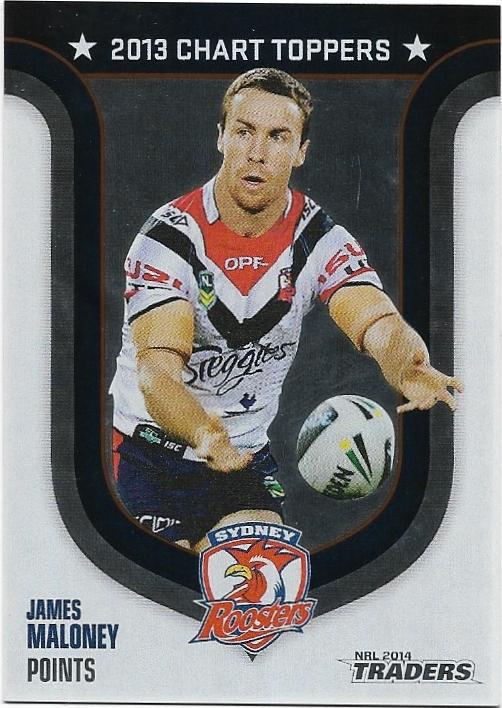 2014 Nrl Traders Season To Remember (SR3) Chart Toppers – James Maloney Bulldogs