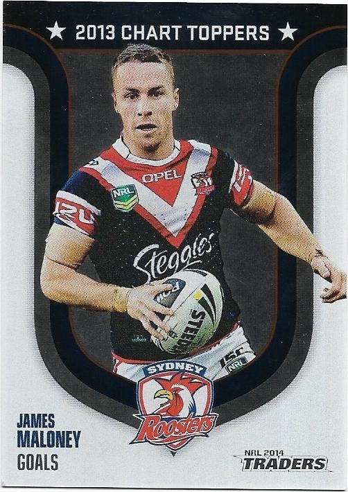 2014 Nrl Traders Season To Remember (SR9) Chart Toppers – James Maloney Bulldogs