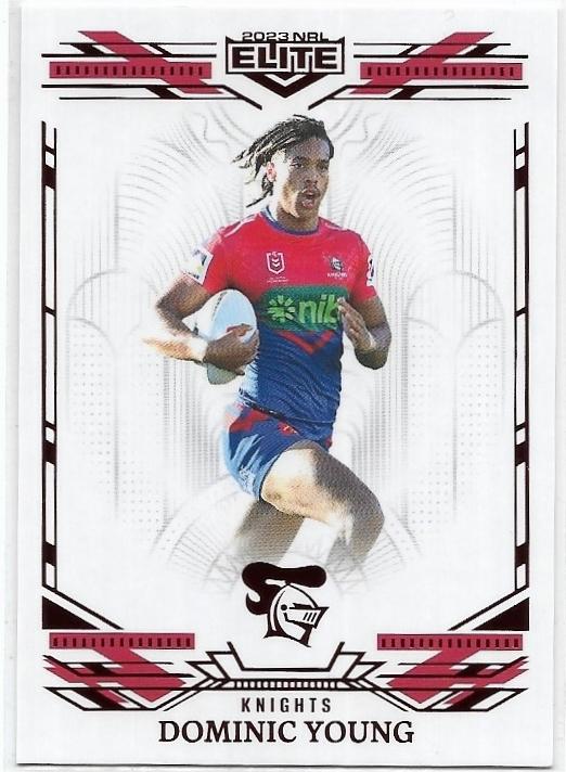 2023 Nrl Elite Mojo Ruby (MR081) Dominic Young Knights 07/44