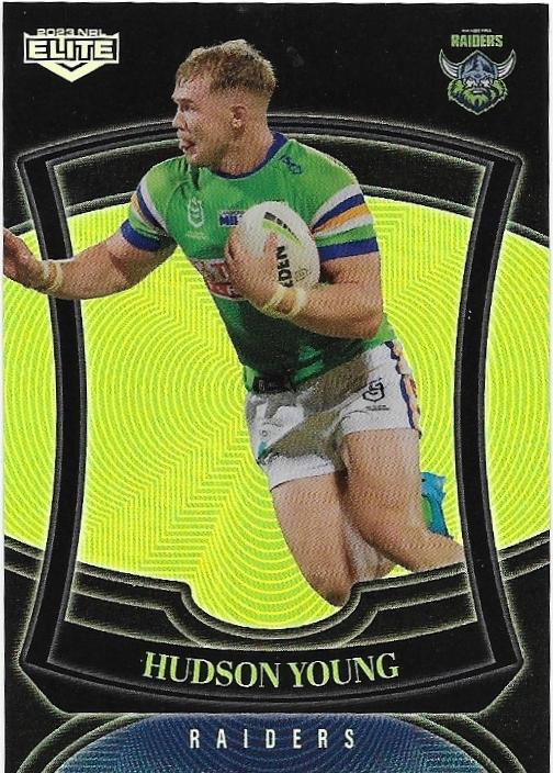 2023 Nrl Elite Silver Special Parallel (P018) Hudson Young Raiders