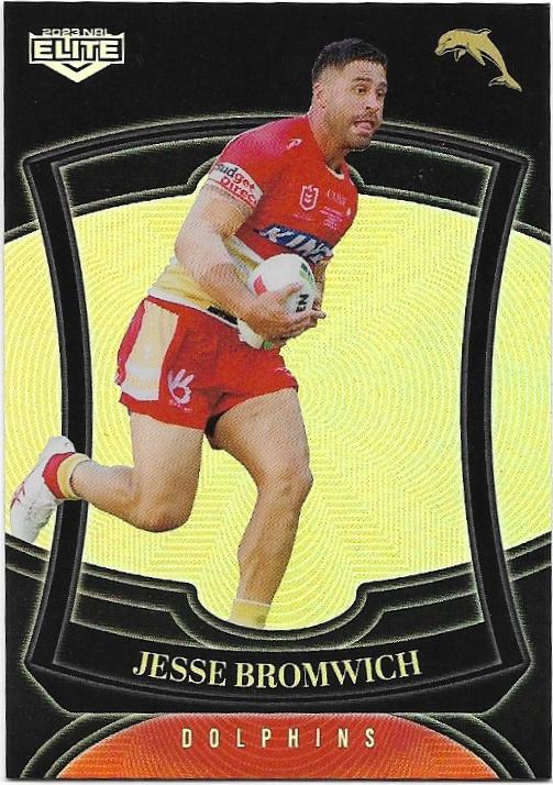2023 Nrl Elite Silver Special Parallel (P039) Jesse Bromwich Dolphins