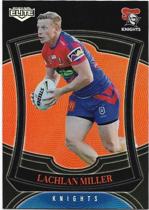 2023 Nrl Elite Silver Special Parallel (P077) Lachlan Miller Knights