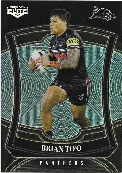 2023 Nrl Elite Silver Special Parallel (P107) Brian To’o Panthers