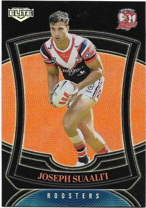 2023 Nrl Elite Silver Special Parallel (P132) Joseph Suaali’i  Roosters