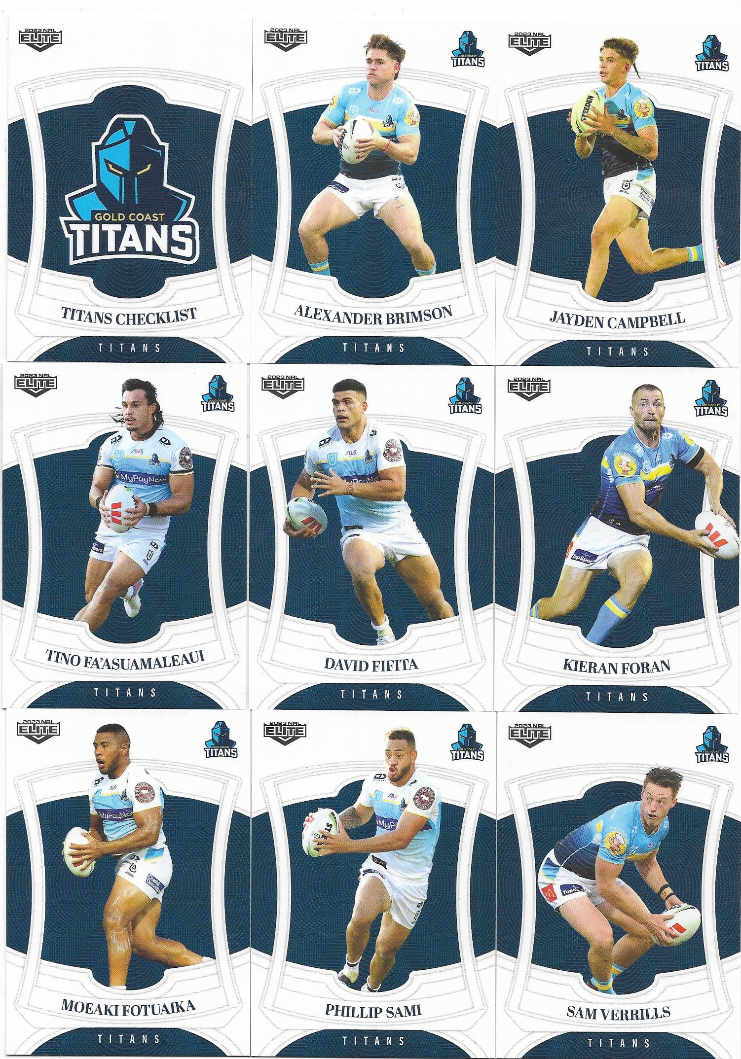 2023 NRL Elite Team Set – Titans