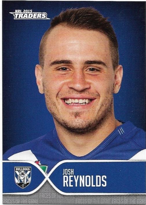 2015 Nrl Traders Faces Of The Game (FOTG6) Josh Reynolds Bulldogs