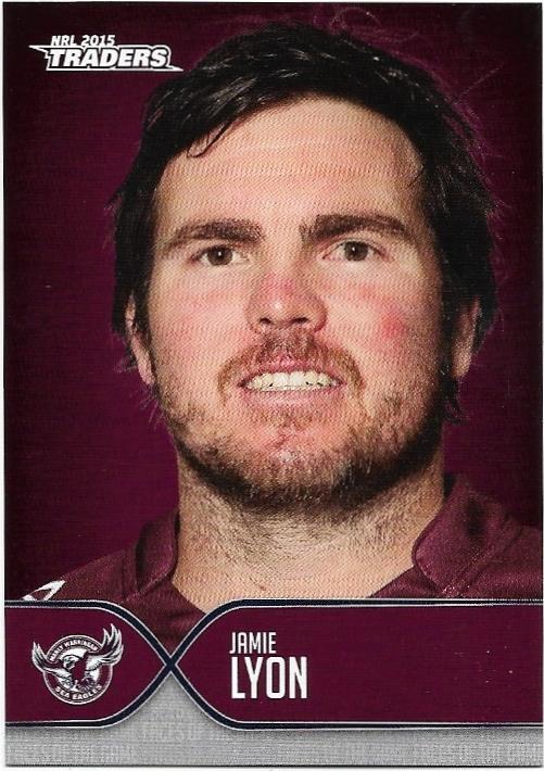 2015 Nrl Traders Faces Of The Game (FOTG18) Jamie Lyon Sea Eagles