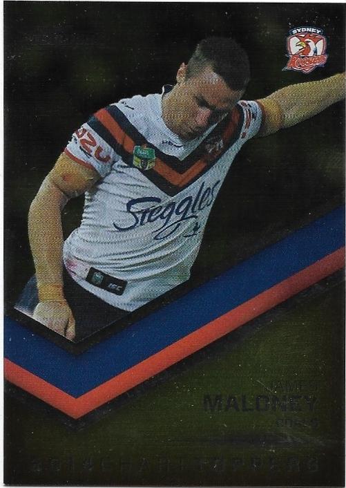 2015 Nrl Traders Chart Toppers (STR9) James Maloney Roosters