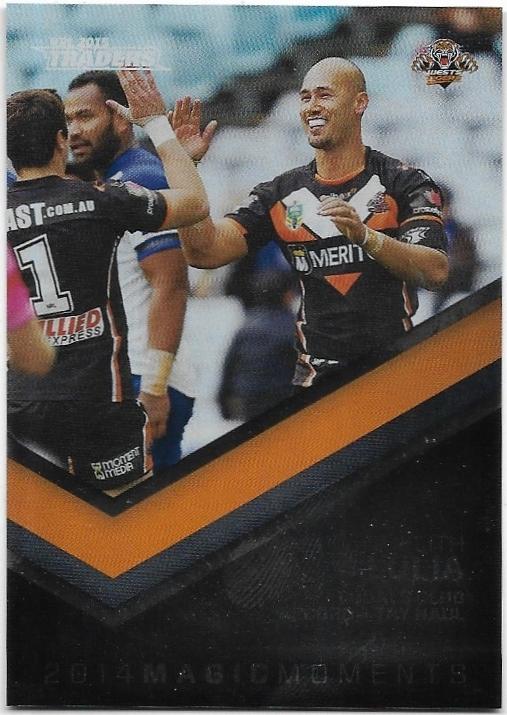2015 Nrl Traders Magic Moments (STR25) Keith Lulia Wests Tigers