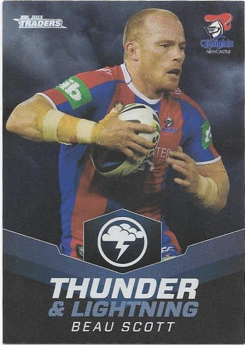 20215Nrl Traders Thunder & Lightning (TL15) Beau Scott Knights