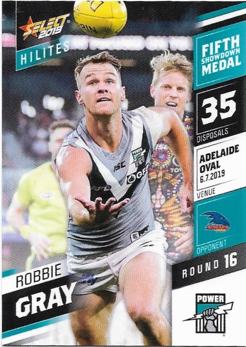 2019 Select Hilites (SH16) Robbie Gray Port Adelaide 131/137