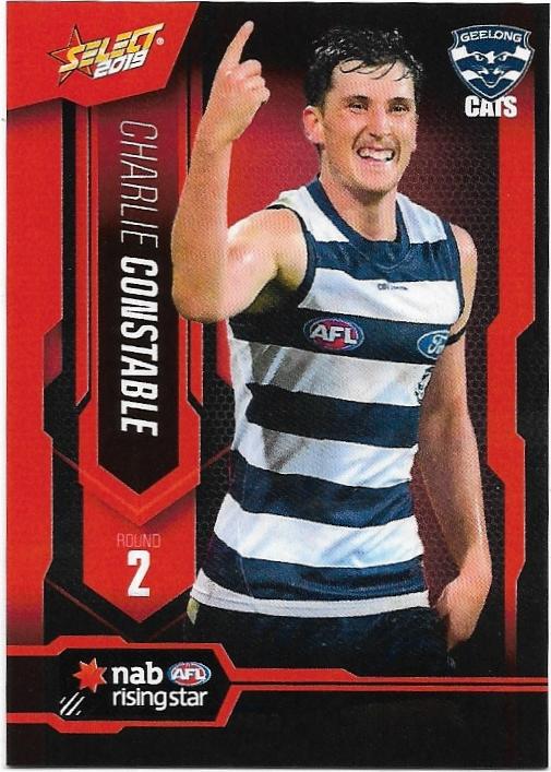 2019 Select Rising Star Hilites (SRS2) Charlie Constable Geelong 066/100