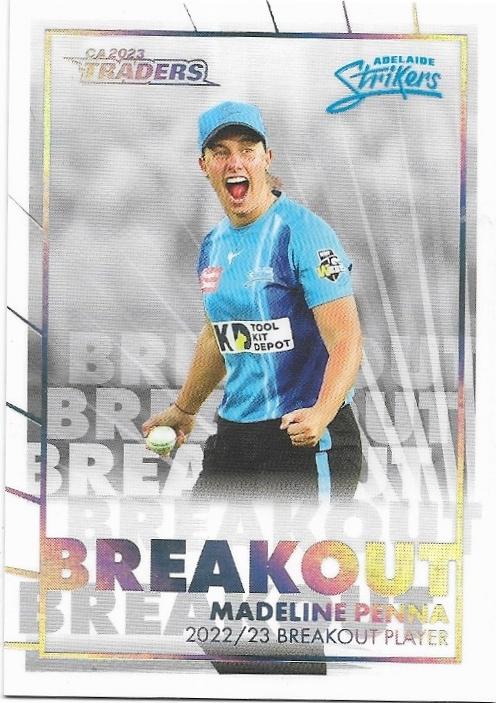 2023/24 Cricket Traders Luxe Breakouts White (BO04) Madeline Penna Strikers