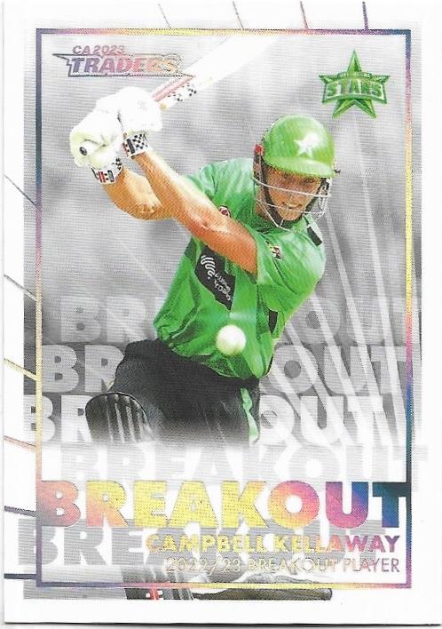 2023/24 Cricket Traders Luxe Breakouts White (BO11) Campbell Kellaway Stars