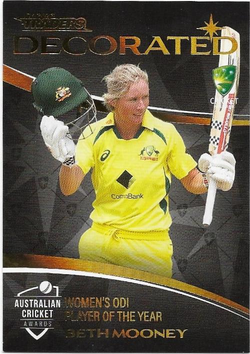 2023/24 Cricket Traders Luxe Decorated (D04) Beth Mooney Australia
