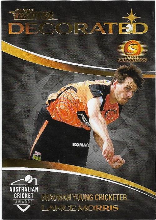 2023/24 Cricket Traders Luxe Decorated (D10) Lance Morris Australia