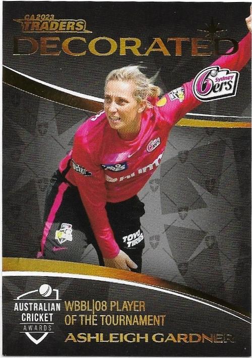 2023/24 Cricket Traders Luxe Decorated (D13) Ashleigh Gardner Sixers