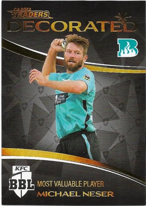 2023/24 Cricket Traders Luxe Decorated (D18) Michael Neser Heat