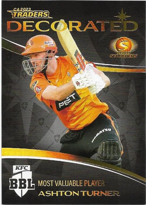 2023/24 Cricket Traders Luxe Decorated (D26) Ashton Turner Scorchers