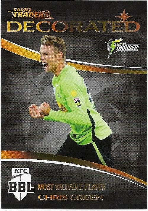 2023/24 Cricket Traders Luxe Decorated (D30) Chris Green Thunder