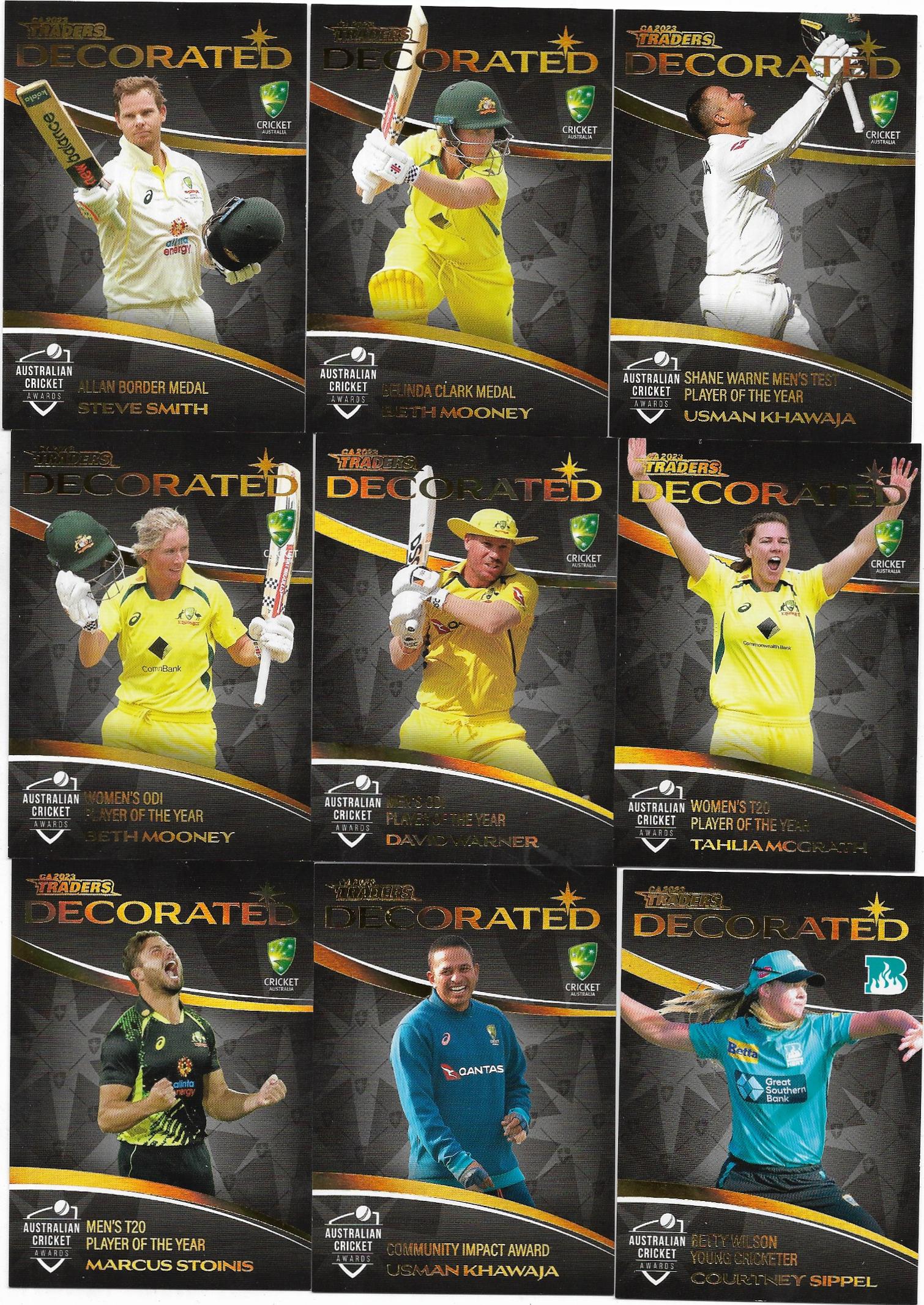 2023/24 Cricket Traders Luxe Decorated Full Set (30 Cards)