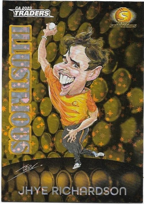 2023/24 Cricket Traders Luxe Illustrious Luxe Parallel (IC06) Jhye Richardson Scorchers