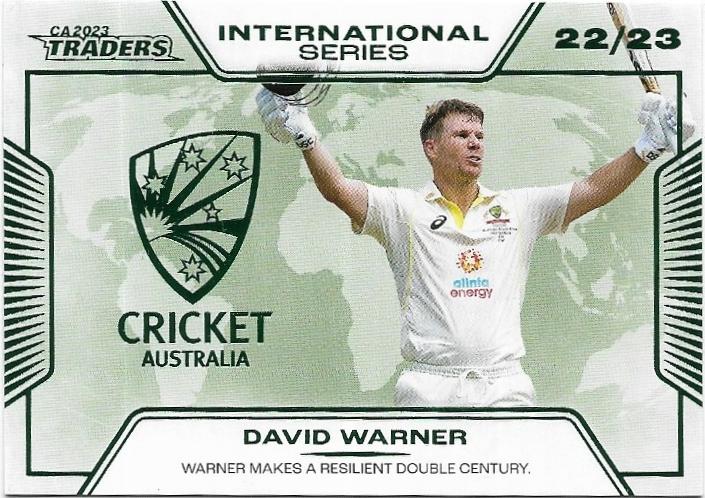2023/24 Cricket Traders Luxe International Series (IS08) David Warner