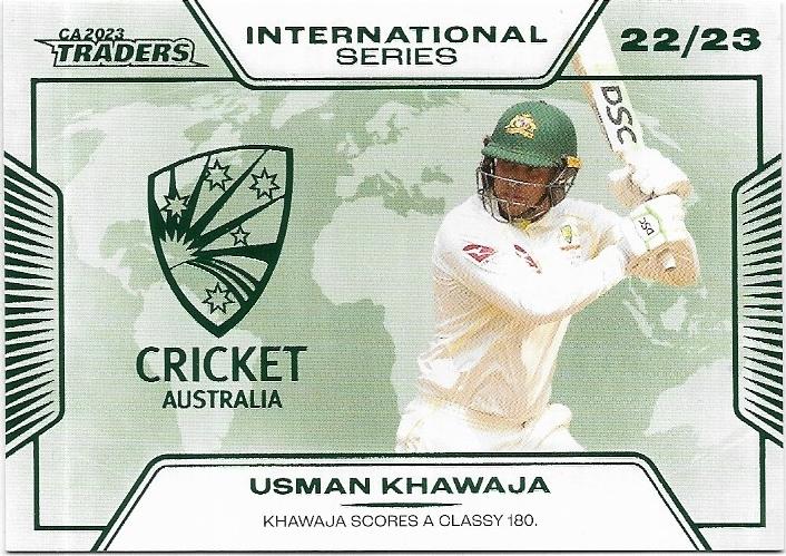 2023/24 Cricket Traders Luxe International Series (IS15) Usman Khawaja