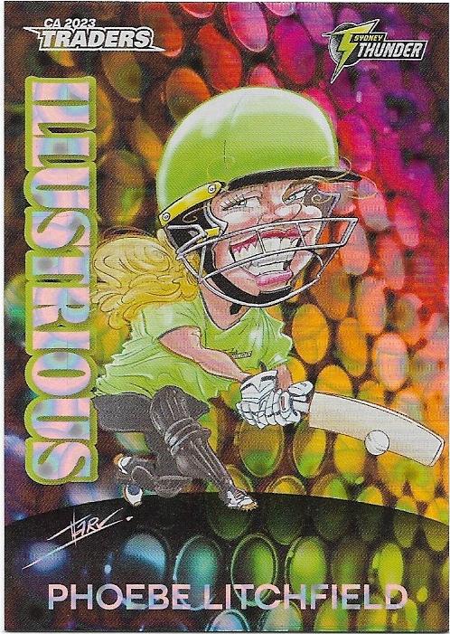2023/24 Cricket Traders Luxe Illustrious (I08) Phoebe Litchfield Thunder
