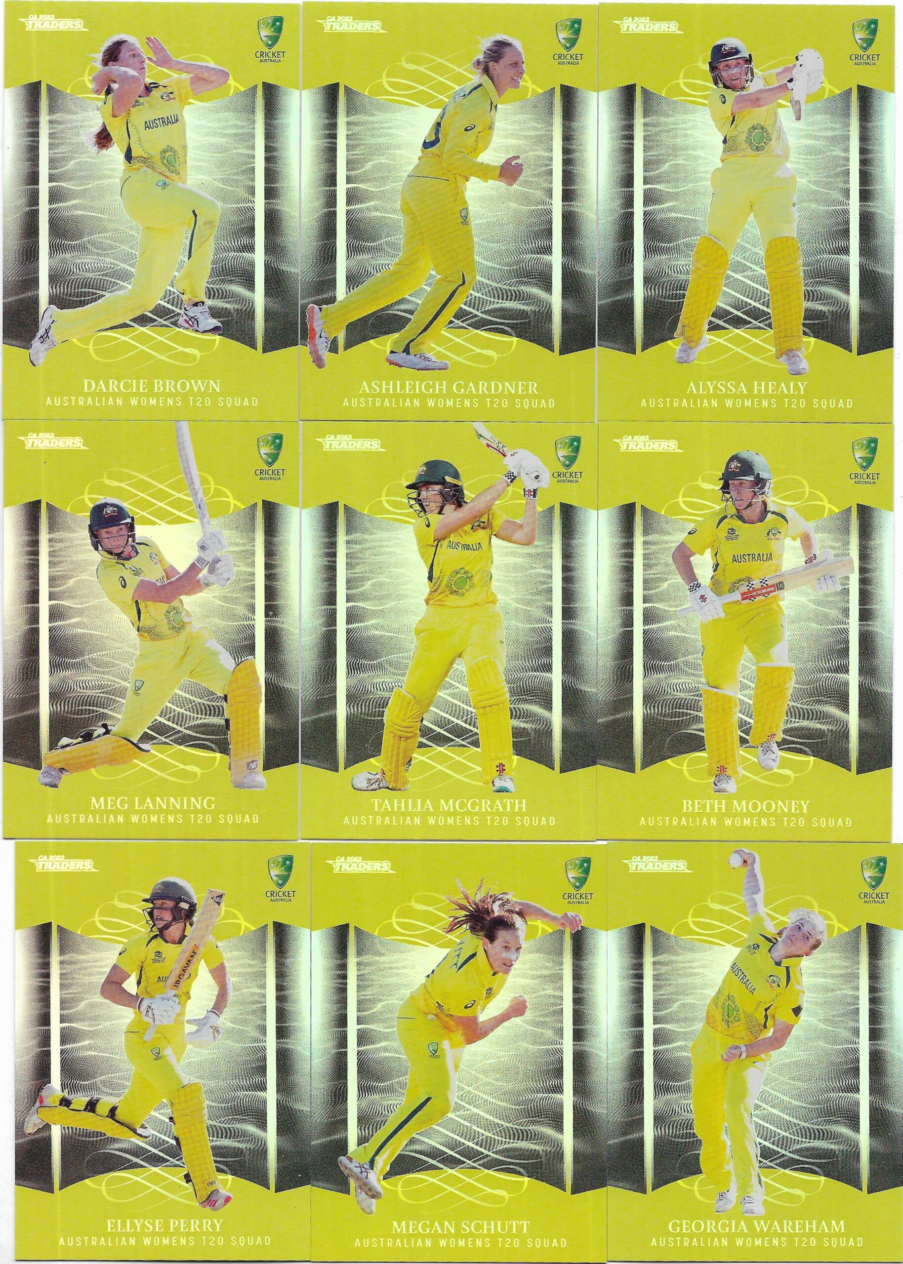 2023/24 Cricket Traders Special Parallel Team Set – Australian Women’s T20 Squad