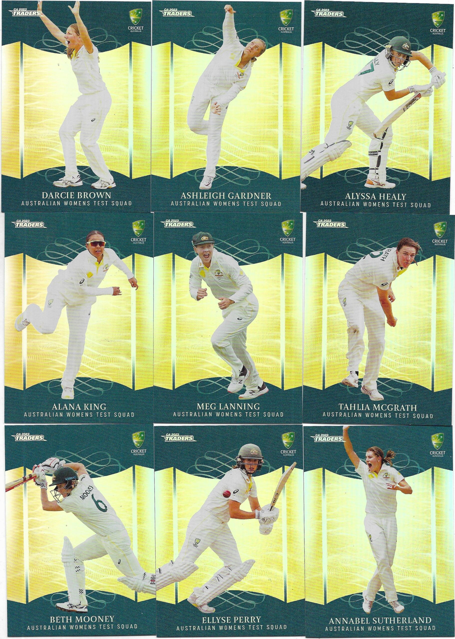 2023/24 Cricket Traders Special Parallel Team Set – Australian Women’s Test Squad