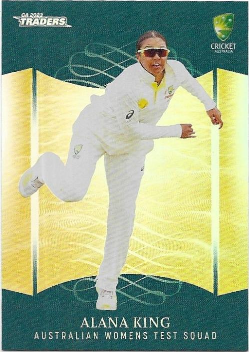 2023/24 Cricket Traders Luxe Silver Special Parallel (P031) Alana King Australia